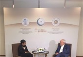 دیدار ظریف با وزیر خارجه اندونزی