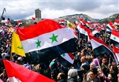جشن روز ملی ارتش سوریه در دمشق + فیلم