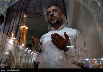 Holy Mausoleum Lit Up on Eve of Imam Reza Birthday Anniversary