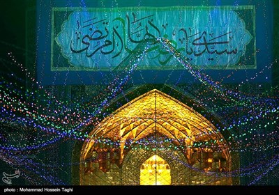 Holy Mausoleum Lit Up on Eve of Imam Reza Birthday Anniversary 