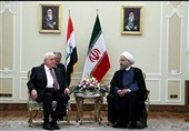 روحانی یبحث مع نظیره العراقی القضایا ذات الاهتمام المشترک+صور
