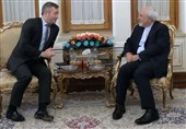 دیدار ظریف و وزیر مشاور در امور خارجه فرانسه