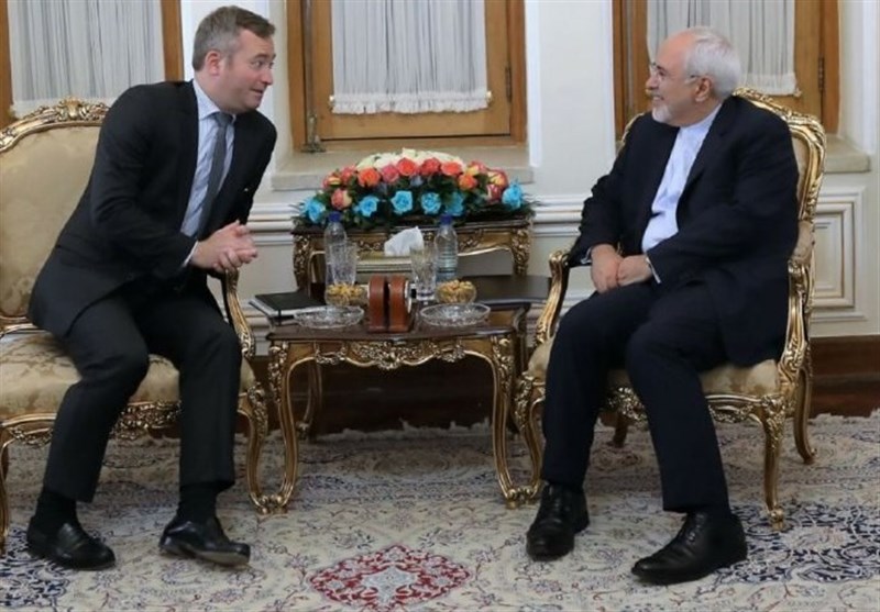 دیدار ظریف و وزیر مشاور در امور خارجه فرانسه