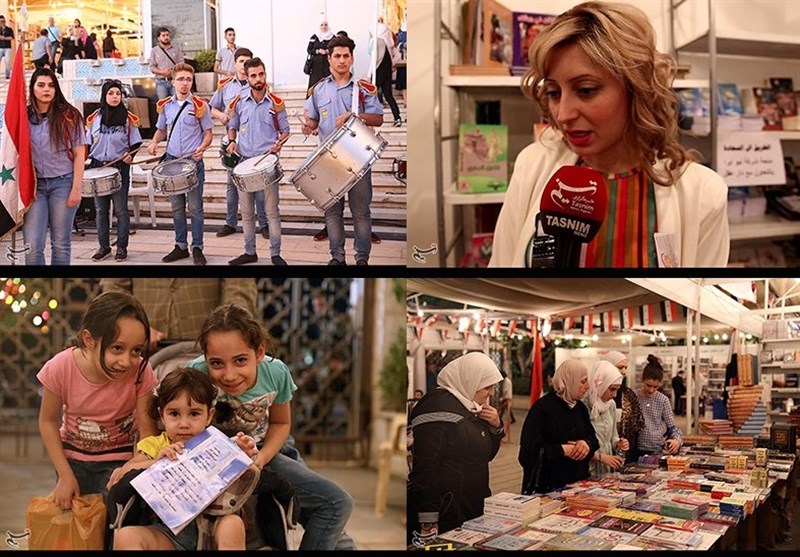 دمشق تنتصر بالعِلم.. افتتاح معرض الکتاب الدولی بمشارکة عالمیة +فیدیو وصور