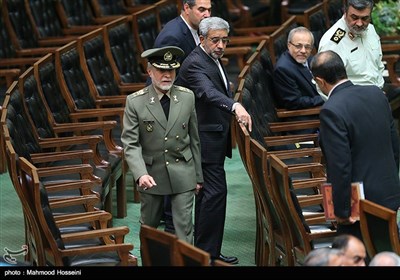 سرلشکر عطاءالله صالحی فرمانده کل ارتش در حاشیه مراسم تحلیف دوازدهمین دوره ریاست جمهوری