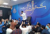 حضور خدام آستان قدس رضوی در جمع جوانان اهوازی