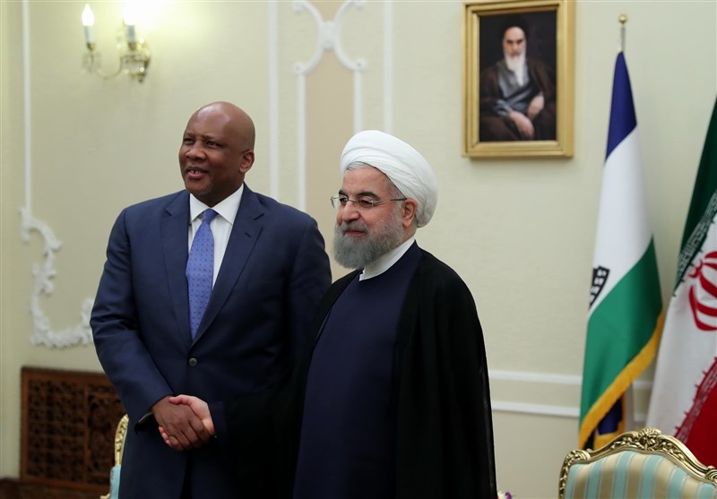 iran president visit to africa