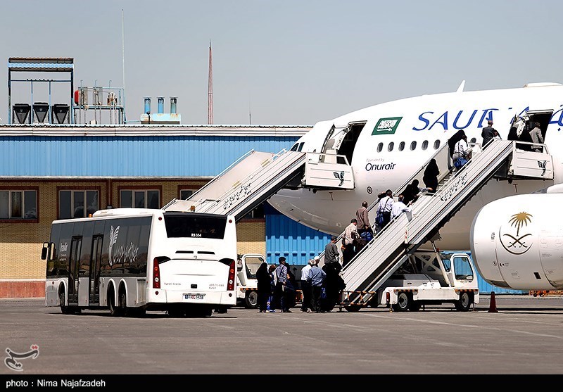 حج تمتع 98| ورود 60 درصد زائران ایرانی به عربستان / 57 درصد پروازها بدون تأخیر