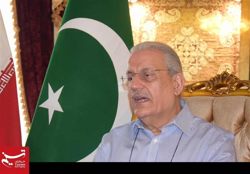 Pakistani Senate Chairman Thanks Iran&apos;s Support for Kashmiri People (+photo)