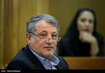محسن هاشمی در جلسه منتخبین پنجمین دوره شورای شهر برای انتخاب شهردار تهران
