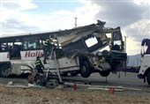 تصادف زنجیره‌ای اتوبوس با 36 کشته