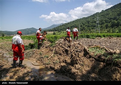 عملیات جستجو برای یافتن مفقودان سیل علی‌آباد کتول - گلستان