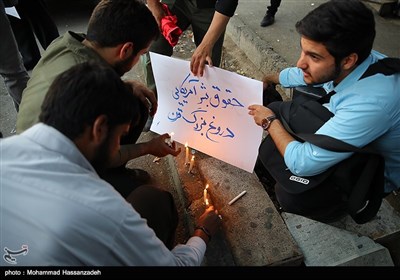 ابراز همدردی دانشجویان ایرانی با مردم افغانستان