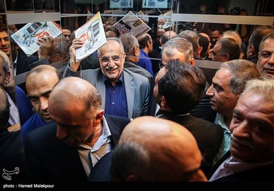 حضور مسعود کرباسیان وزیر پیشنهادی اقتصاد در جمع اعضای اتاق بازرگانی ایران