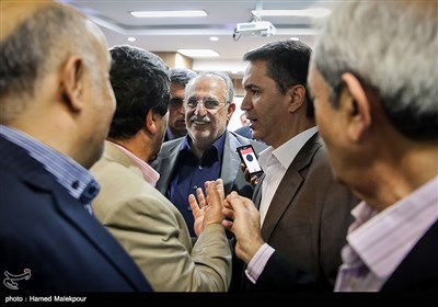 حضور مسعود کرباسیان وزیر پیشنهادی اقتصاد در جمع اعضای اتاق بازرگانی ایران