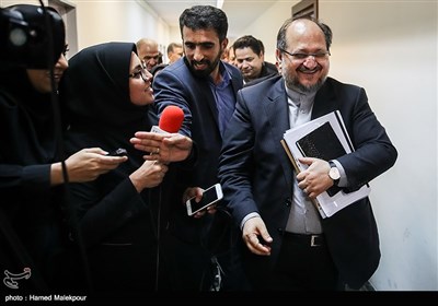 حضور محمد شریعتمداری وزیر پیشنهادی صنعت، معدن و تجارت در جمع اعضای اتاق بازرگانی ایران