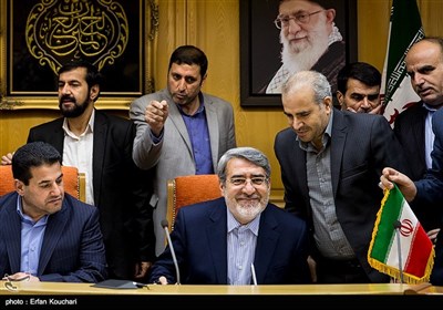 لقاء وزیری الداخلیة الایرانی والعراقی فی طهران