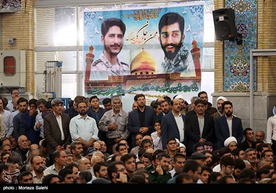 Commemoration Service Held for Martyred Iranian Military Adviser