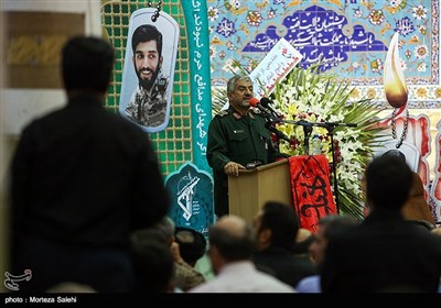 Commemoration Service Held for Martyred Iranian Military Adviser