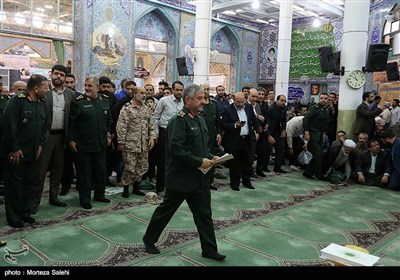 Commemoration Service Held for Martyred Iranian Military Adviser