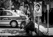 خیابانهای نجف آباد در سوگ شهادت محسن حججی
