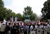 تظاهرات ضدنژادپرستی در آمریکا علیه ترامپ/ «رژیم ترامپ باید برود» +عکس و فیلم