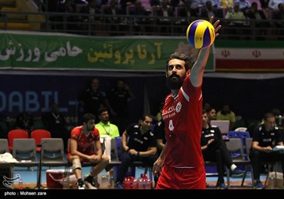 دیدار تیم های ملی والیبال ایران و قزاقستان-اردبیل
