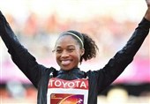 ورزشکار زن آمریکایی رکورد بولت را شکست