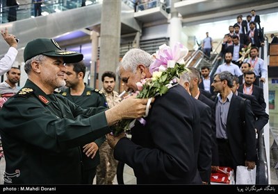 بازگشت تیم نیروی زمینی سپاه از مسابقات نظامی روسیه