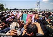 مراسم استقبال از پیکر شهید مدافع حرم مصطفی خوش محمدی در گرگان