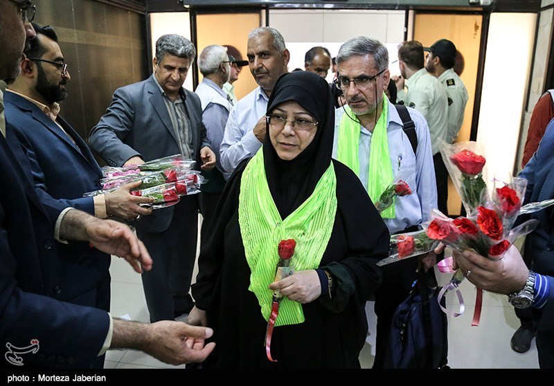 فیلم/ برگزاری مراسم استقبال از نخستین حجاج ایرانی در مدینه