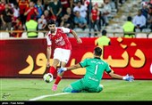 دیدار فوتبال تیم های پرسپولیس و سیاه جامگان
