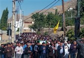 تشییع شهید مدافع حرم در دماوند