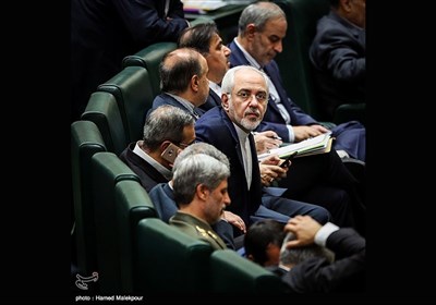 محمدجواد ظریف وزیر پیشنهادی امور خارجه در جلسه رای اعتماد به وزرای پیشنهادی دولت دوازدهم