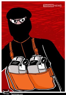 کاریکاتور/ ماشین تروریسم به اسپانیا رسید!