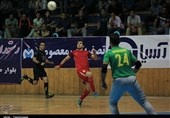 دیدار تیم‌های فوتسال آتلیه طهران قم و مقاومت البرز به‌روایت تصویر