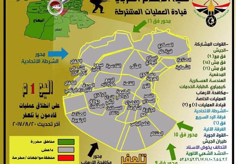 نفوذ نیروهای عراقی به عمق شهرستان تلعفر/ آزادسازی چندین منطقه دیگر