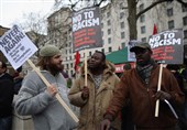 تظاهرات در سراسر بریتانیا علیه نژادپرستی و اسلام هراسی