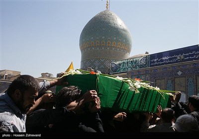 تشییع پیکر سه شهید لشکر فاطمیون