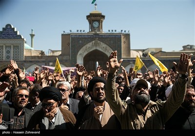 تشییع پیکر سه شهید لشکر فاطمیون