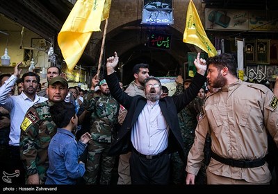 تشییع پیکر سه شهید لشکر فاطمیون