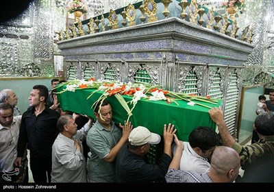 تشییع پیکر سه شهید لشکر فاطمیون