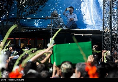 تشییع پیکر سه شهید لشکر فاطمیون