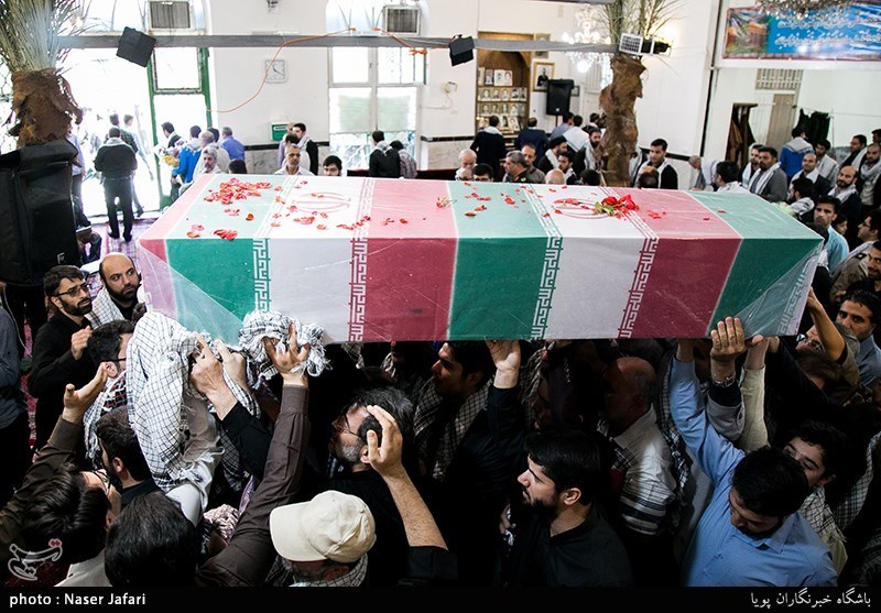 پیکر پاک شهید مدافع حرم در اسلامشهر تشییع می‌شود