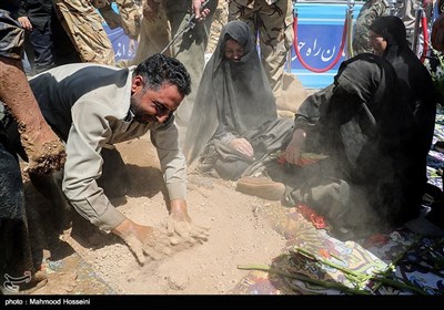 تشییع و تدفین شهید گمنام در ستاد دژبان کل ارتش