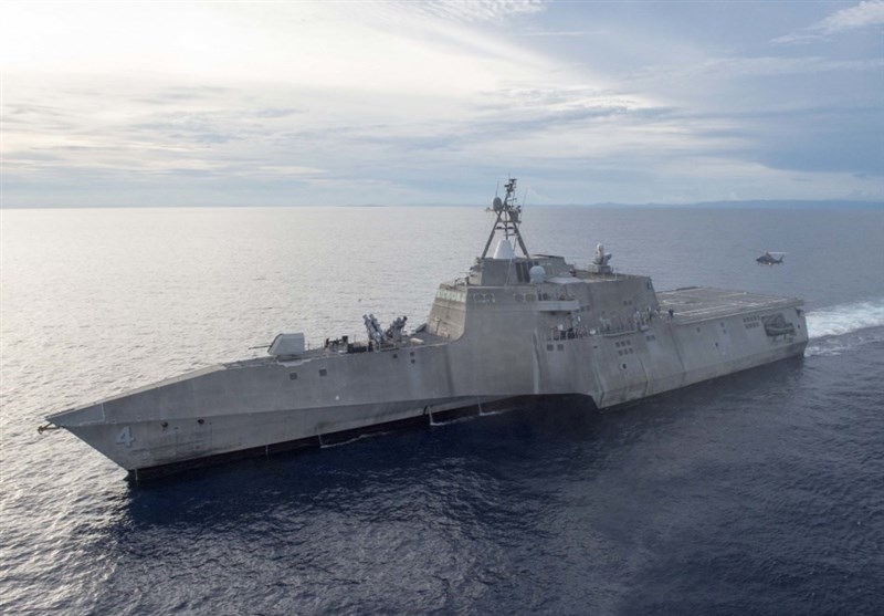 نیروی دریایی آمریکا در گوام موشک ضد کشتی آزمایش کرد+عکس