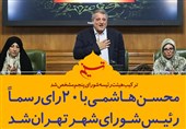 فتوتیتر/محسن هاشمی رئیس شورای شهر تهران شد