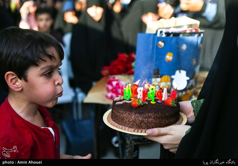 جشن تولد شهید مدافع حرم احمد اعطایی