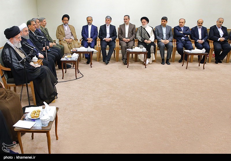 Photos: Iran Leader receives President, new cabinet