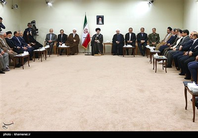 Leader Meet President Rouhani&apos;s New Cabinet